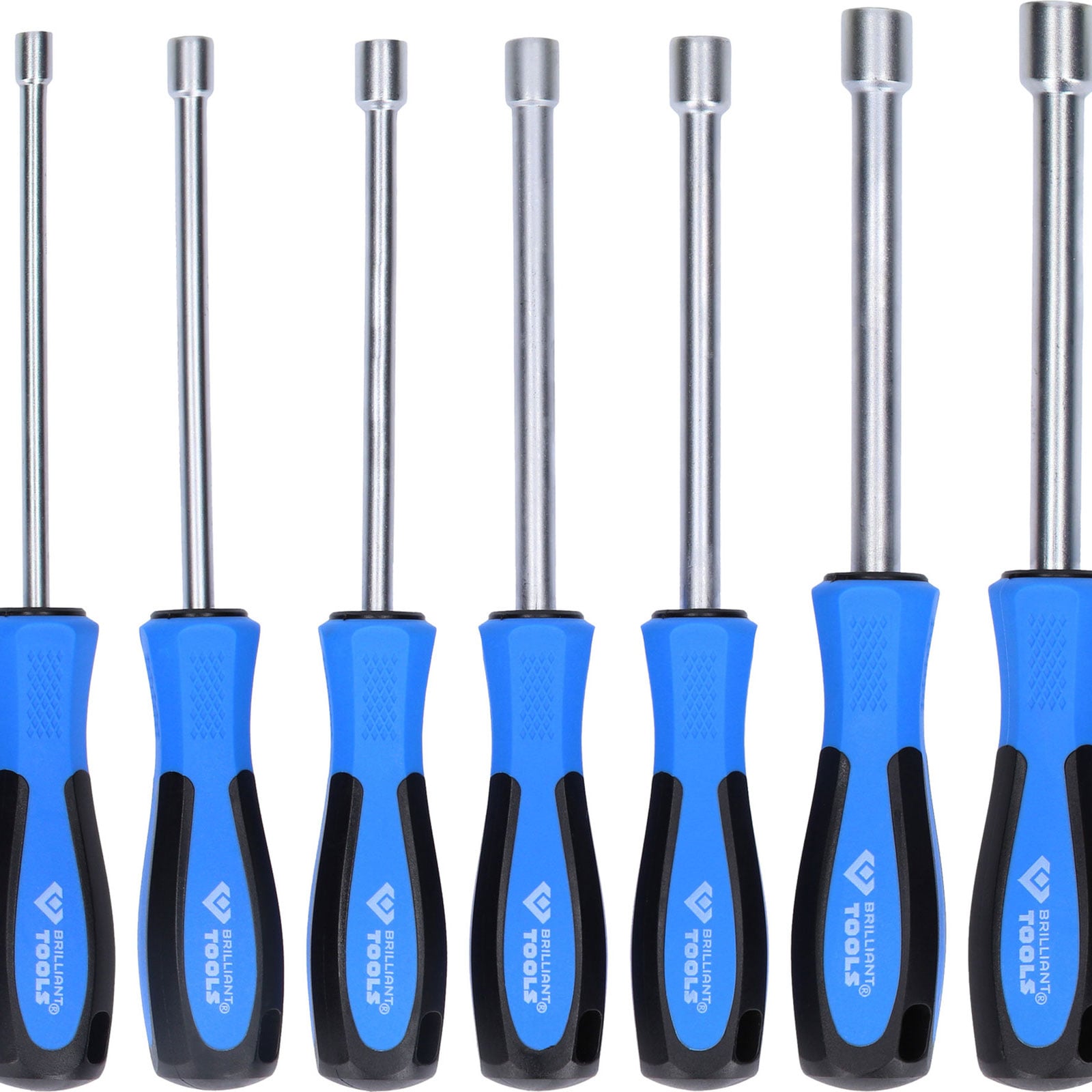 BRILLIANT TOOLS Stecknuss-Schraubendreher-Satz 7tlg. 5 - 12 mm - BT031070