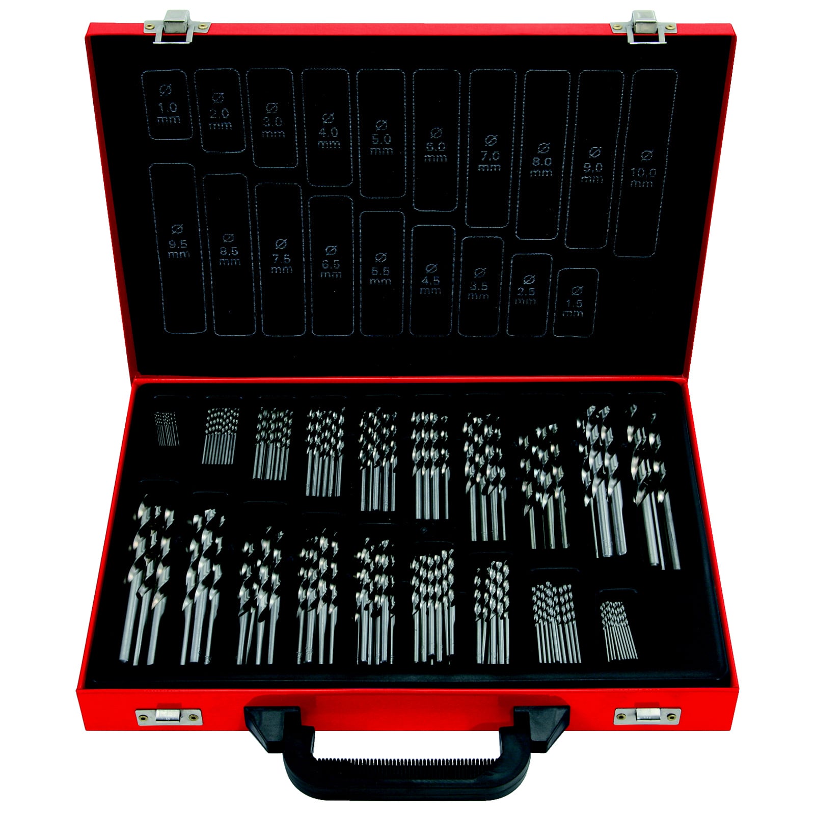 KS TOOLS HSS-G Co 5 Spiralbohrer-Satz 170tlg. 1-10 mm - 330.3640