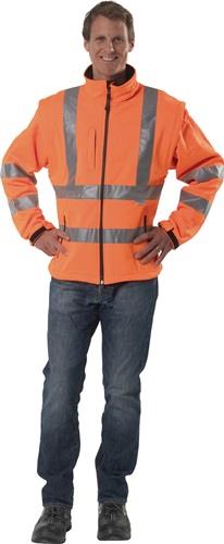 ASATEX Warnschutz-Softshelljacke PREVENT orange Größe XL - 8060O/XL