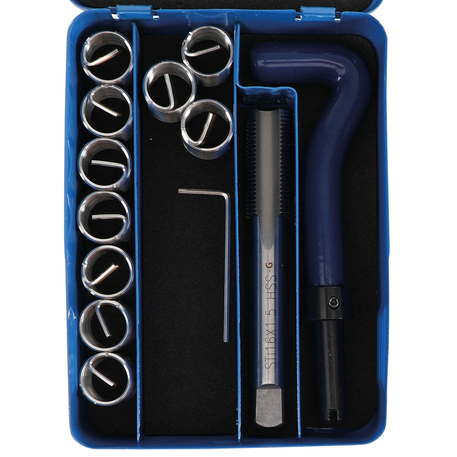 BGS Gewinde-Reparatursatz M16 x 1,5 12tlg. - 9432