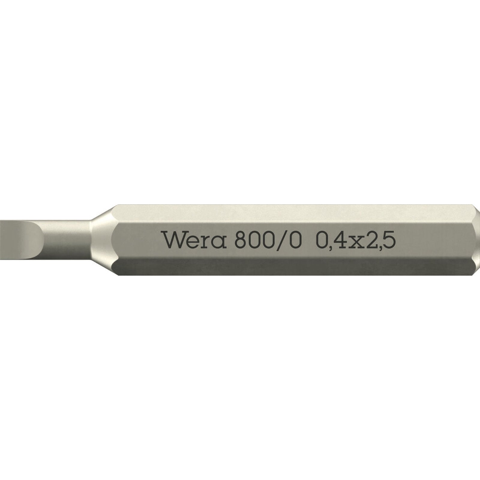Wera 800/0 Micro Bits für Schlitzschrauben - 05058101001