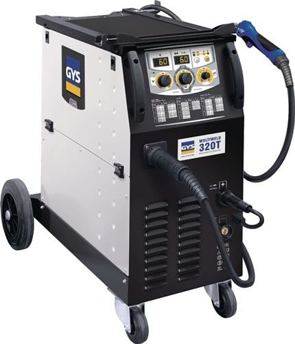 MIG/MAG-Schweißanlage MULTIWELD 320T m.Zub.40-320 A gasg.GYS