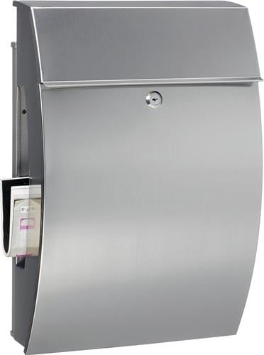 BURG-WÄCHTER Briefkasten Hamburg 3815 Ni H.478mm B.322mm T.152mm DIN C4 - HAMBURG 3815 NI