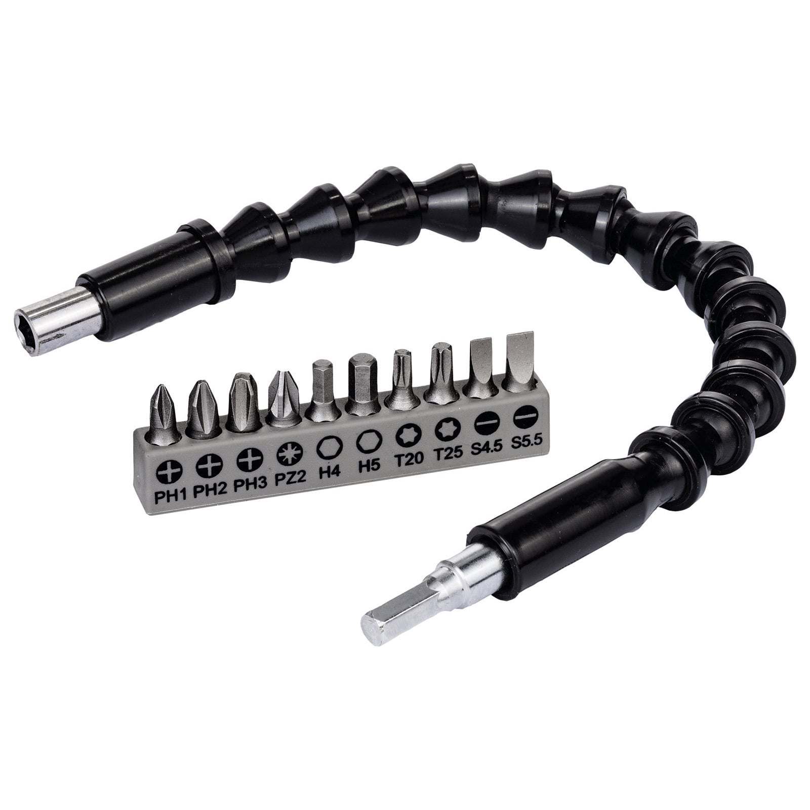 Bosch Bit Set 11tlg. mit flexibler Verlängerung aus Kunststoff 300 mm - 2608522377