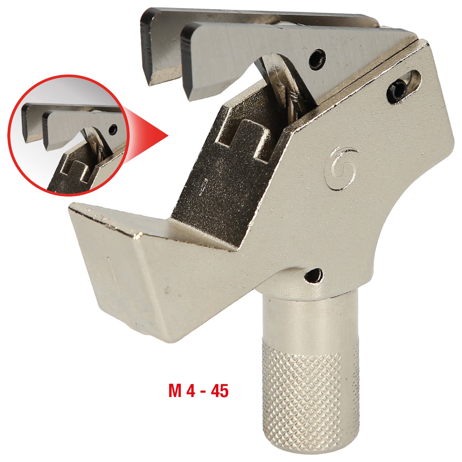 KS TOOLS Gewinde-Nachschneider für Außengewinde M4 - M45 - 150.1467