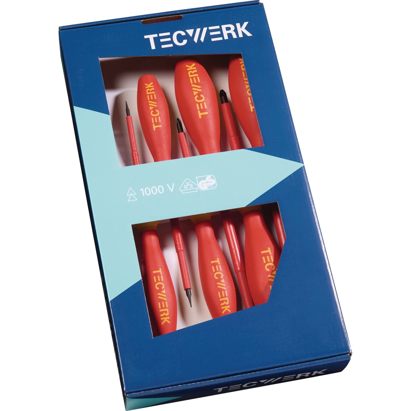 Schraubendrehersatz 7-tlg.Schlitz/PZD VDE TECWERK