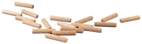 Riffeldübel L.120 mm D.16 mm Mahagoni - 3000260580