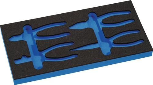 Werkzeugmodul Leereinlage 1/3-Modul H.30mm 4000 871 293,4-tlg.KNIPEX