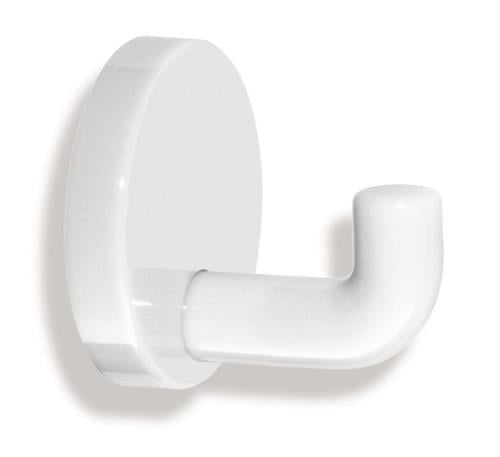 HEWI Einzelhaken 477.90.010 einfach 45 mm Polyamid reinweiß 99 50 mm - 477.90.010 99