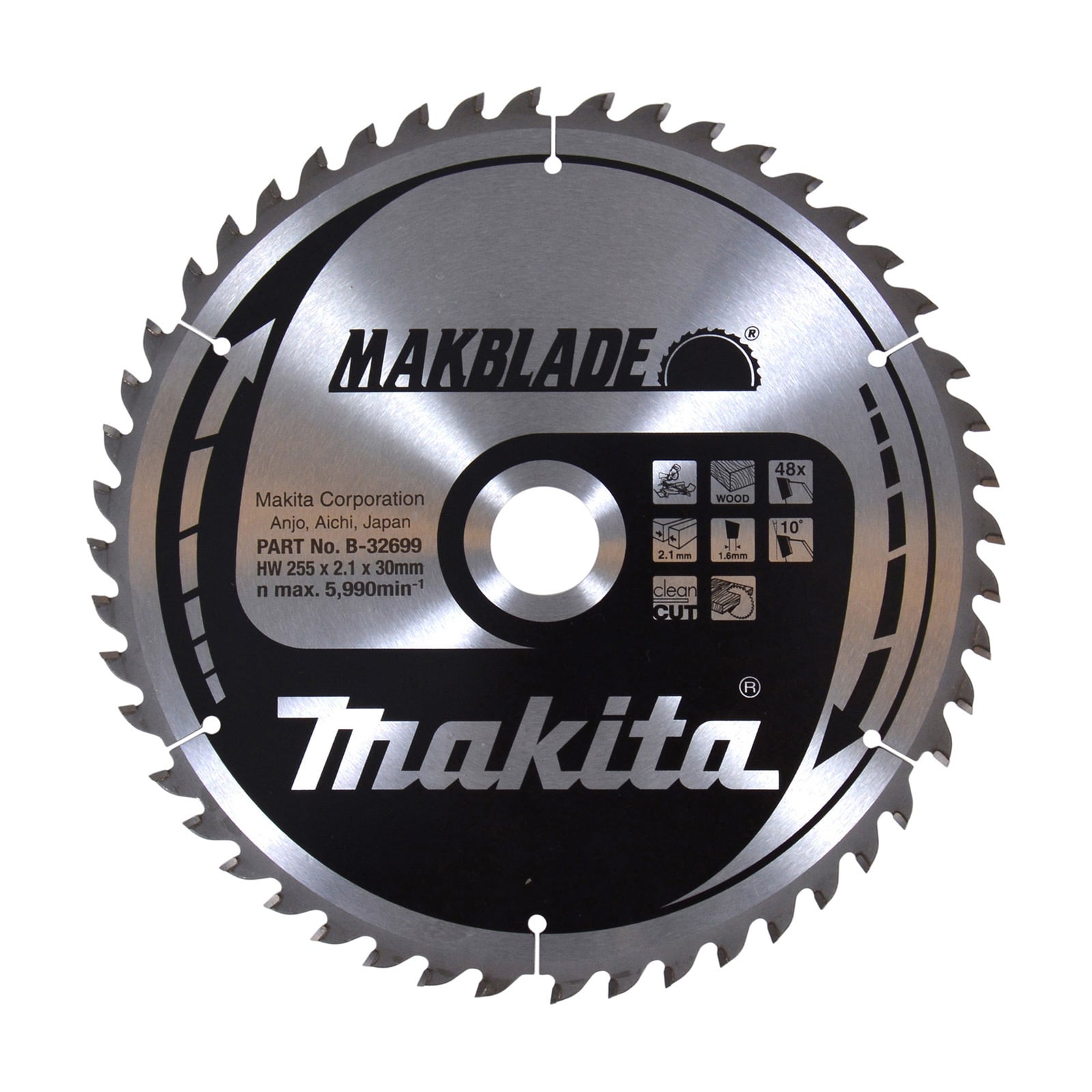 Makita MAKBLADE Sägeblatt 255x30x48Z - B-32699