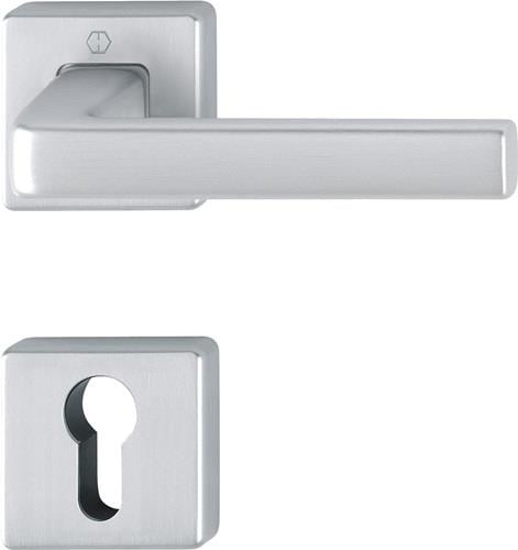 HOPPE Rosettengrt.Dublin 1124/843KV/843KVS Alu.F94-1 eck.PZ DIN L/R D/D - 11929753