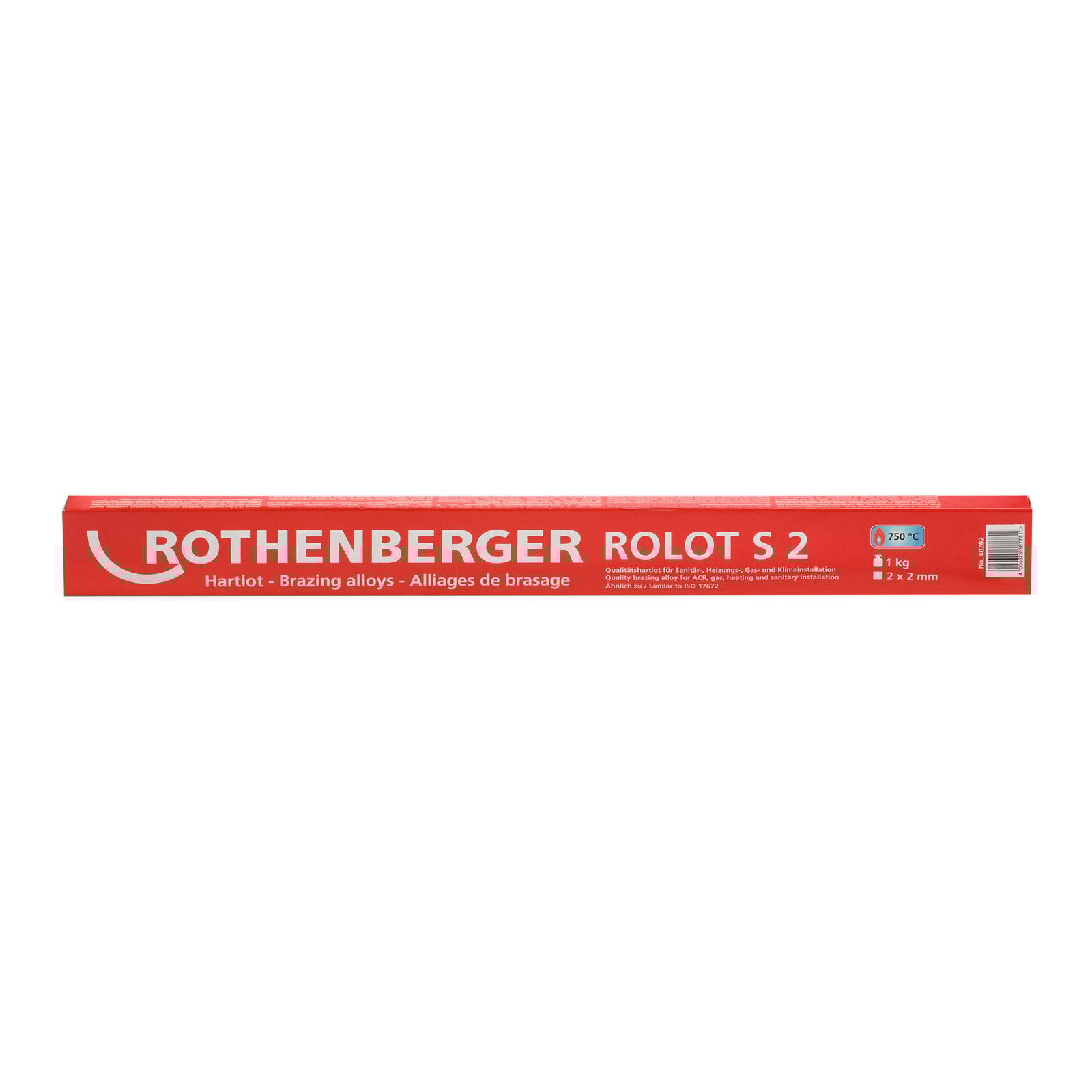 ROTHENBERGER ROLOT S2, ähnlich ISO 17672, 2x2x500mm, 1kg - 40202