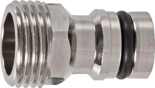 GEKA Gerätestecker plus-Stecksystem Messing vernickelt AG 20,95 mm - 46.1710.8