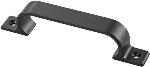 hermeta Handgriff A.28mm L.149mm B.19mm Alu.schwarz Löcher 2 - 4232-18E