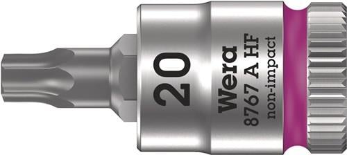 Wera Steckschlüsseleinsatz 8767 A HF TORX 1/4" T20 Länge 28 mm - 5003364001