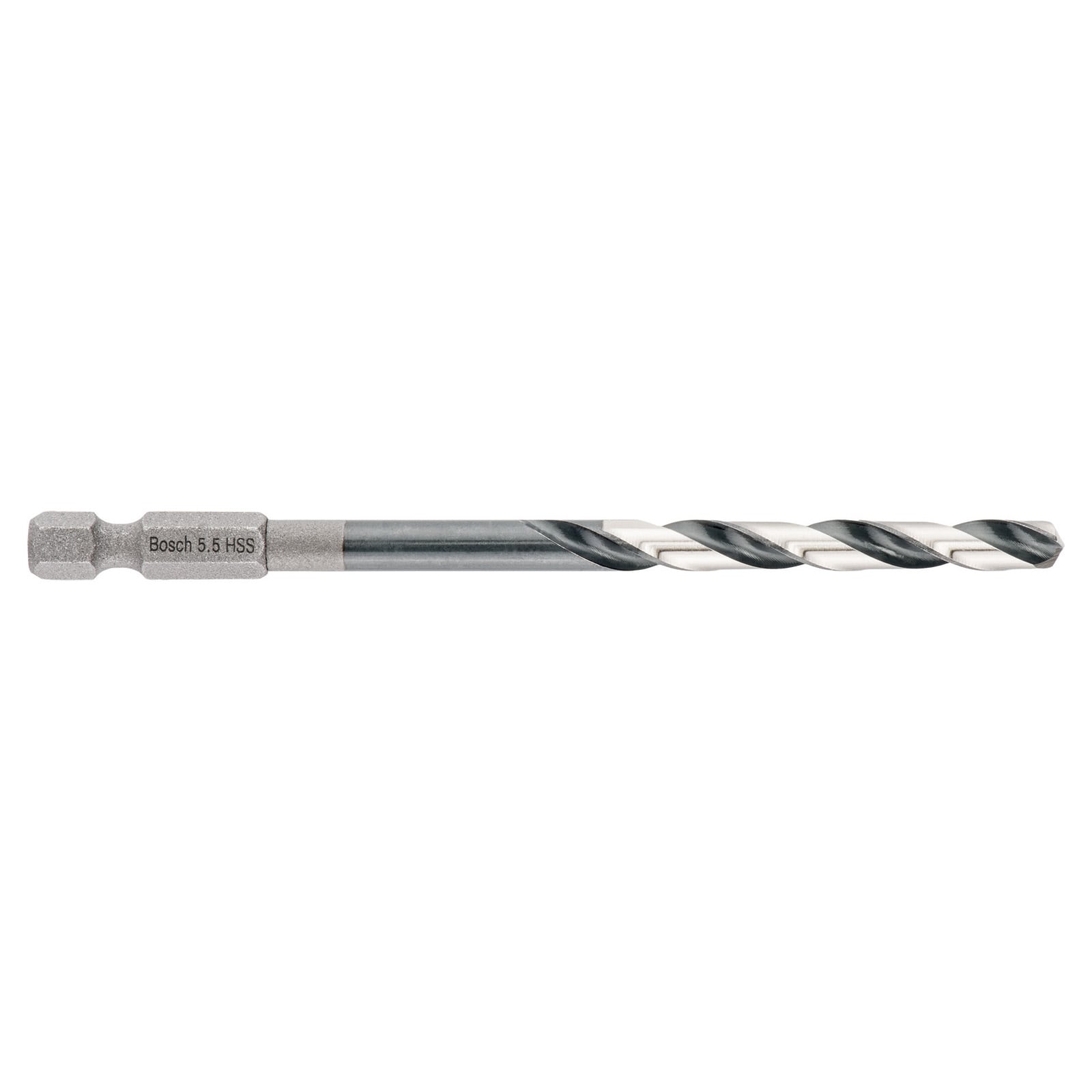 Bosch 1x HSS Spiralbohrer Impact Control mit Sechskantschaft 5,5 x 57 x 98 mm - 2608577057