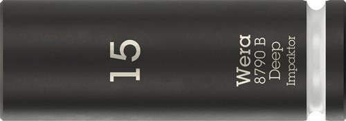 Steckschlüsseleinsatz 8790 B Impaktor Deep 3/8 Zoll 15mm L.63mm WERA