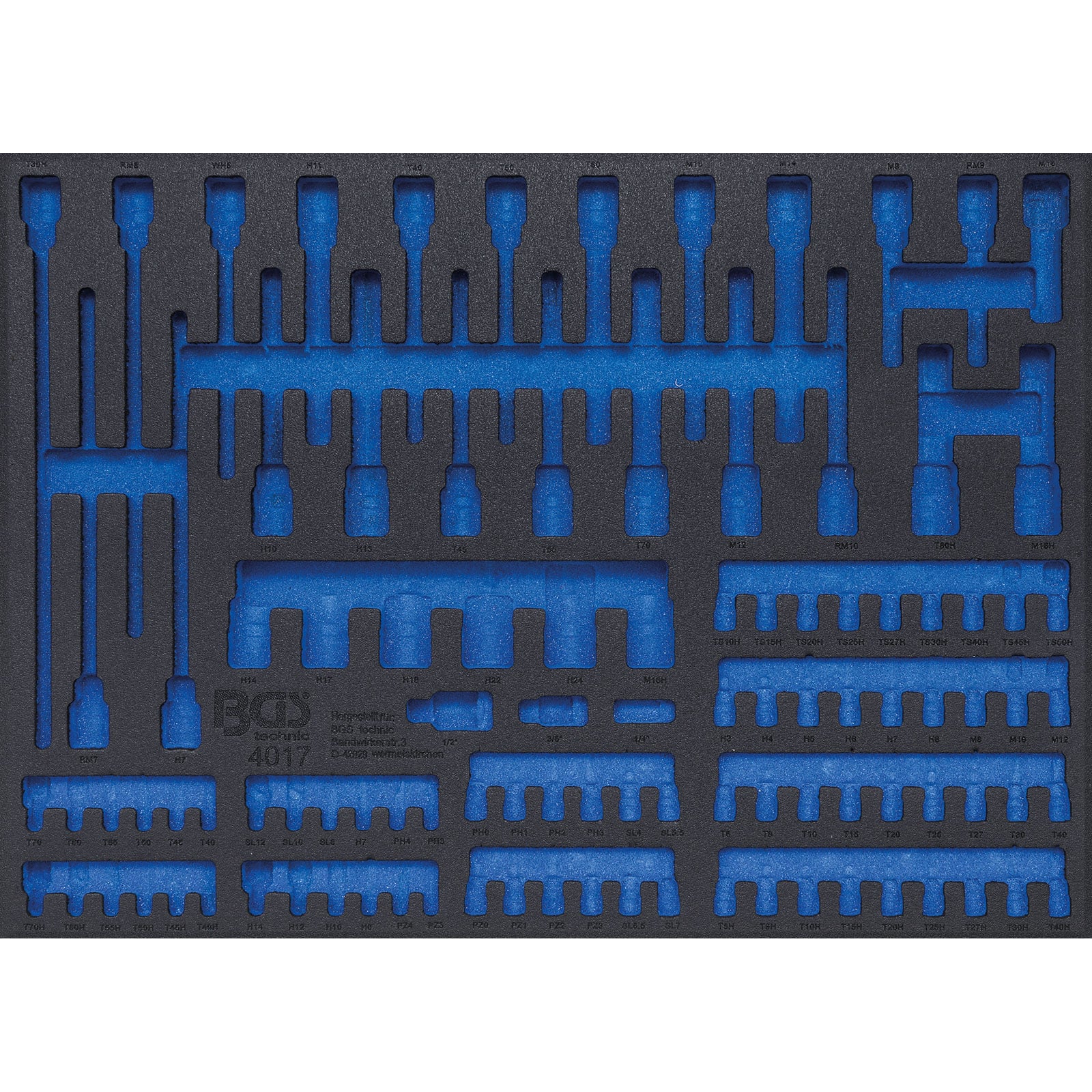 BGS Werkstattwageneinlage 3/3 leer für Art. 4017 - 4017-5