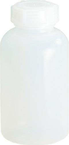 HÜNERSDORFF Weithalsflasche H 120 mm Ø 64 mm PE (LDPE) natur Einfüllöffnung-Ø 30,8 mm Inh. 250 ml - 420400