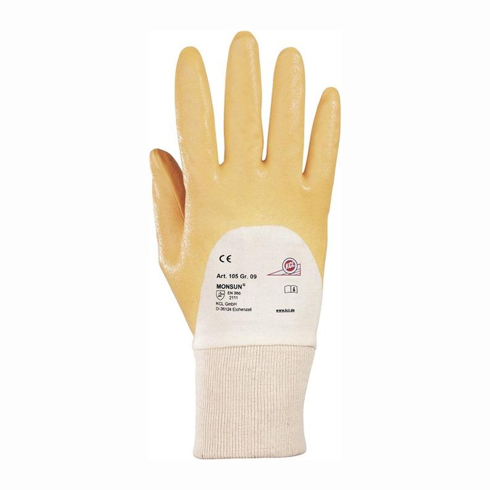 Honeywell Handschuhe Monsun 105 curry Gr. 9 - 105/9