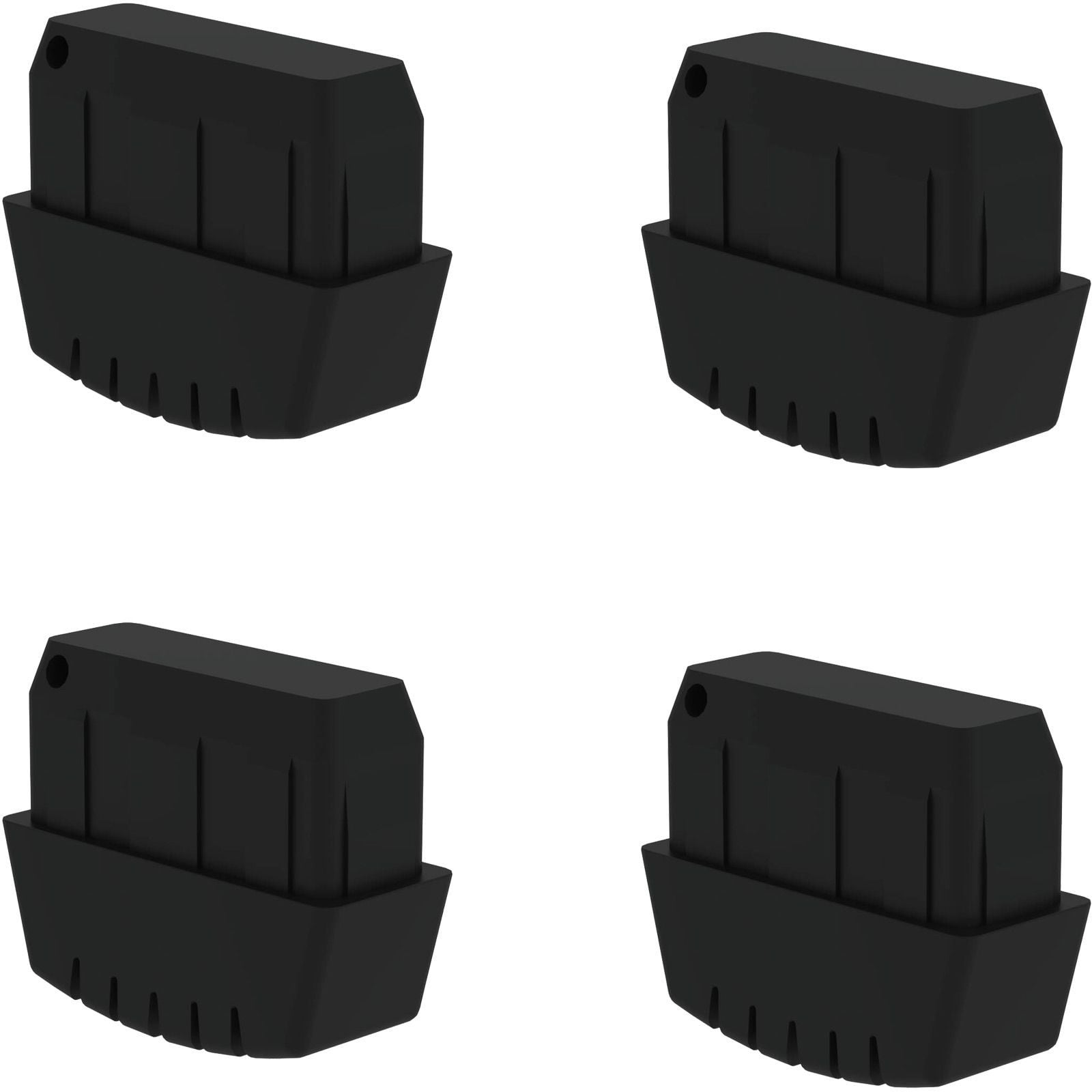 Günzburger Steigtechnik 4x Innenschuh für Stahl-Regalleiter elektrisch ableitfähig - 019269