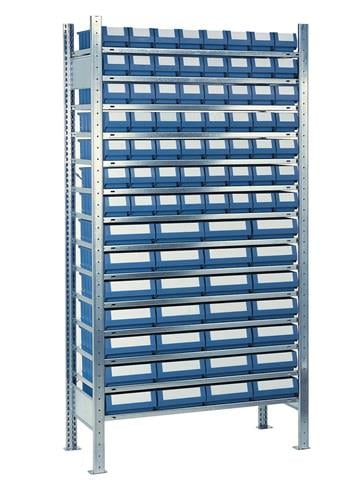 Steckregal H2000xB1.000xT400mm Grundregal 14 Stahlböden 56 x 4,28 x 5 - 9000453768