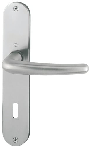 HOPPE Langschildgarnitur Den.E1310Z/302 VA F69 OB 72mm DIN L/R - 2820918