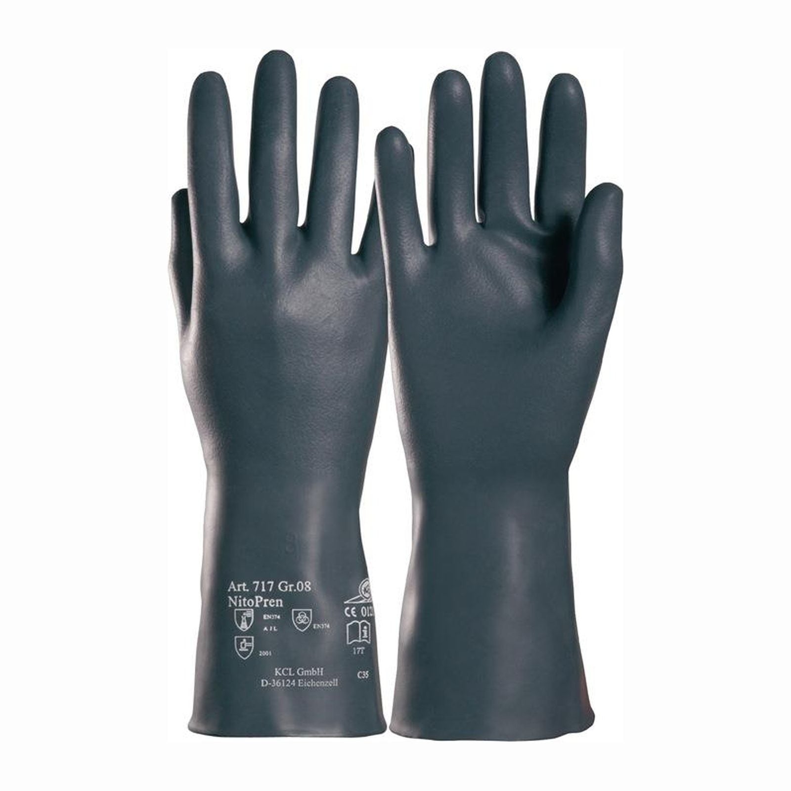 Honeywell Chemiehandschuh Nitopren 717 Gr. 9 dunkelgrau EN 388 EN 374 PSA III - 717/9