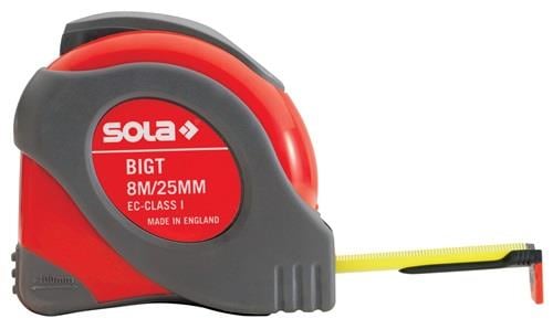 SOLA Taschenrollbandmaß BIG T L.5m B.19mm mm/cm EG I Ku.Stopptaste - 50021301