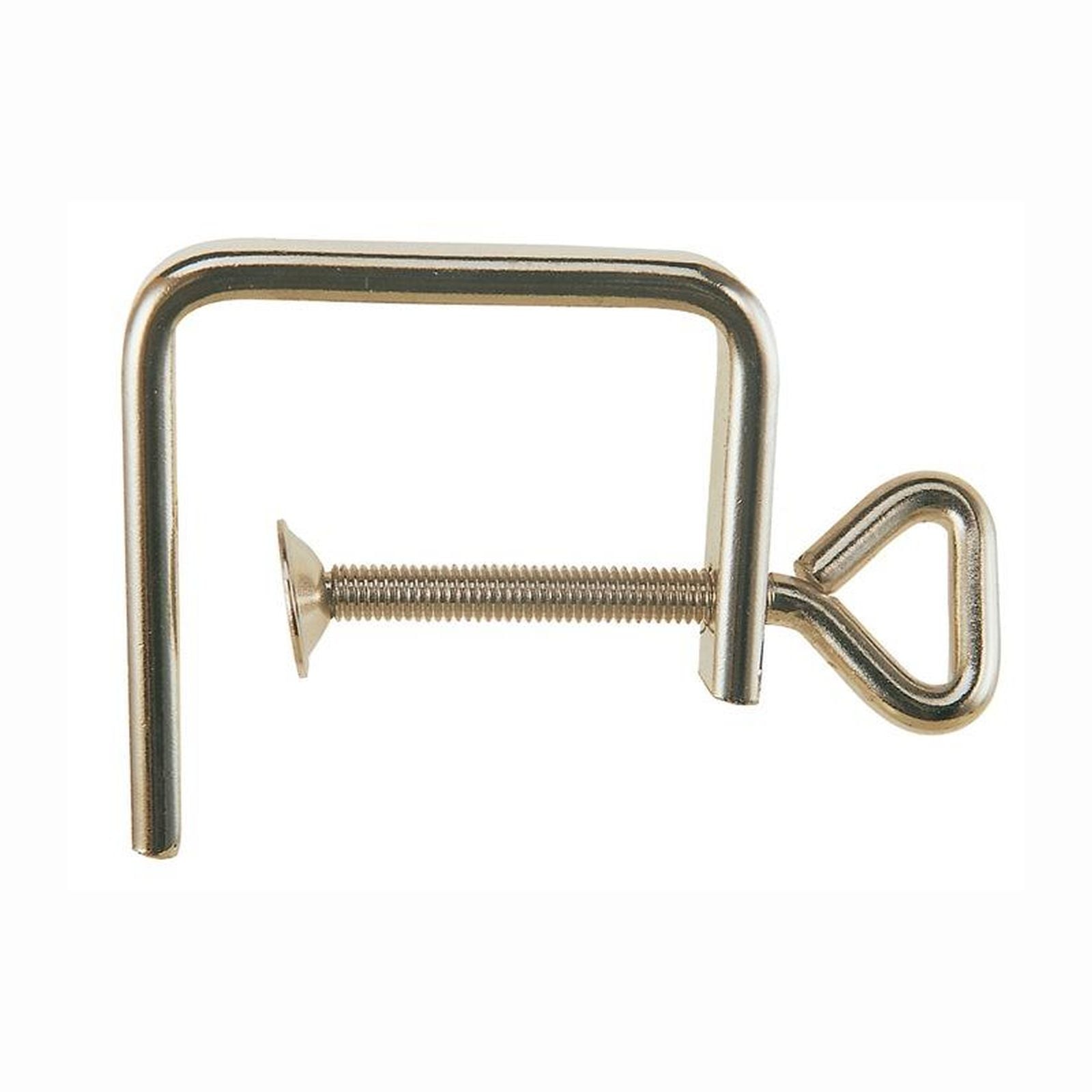 Laubsägezwinge Spannweite 50 mm Stärke 4 mm vernickelt - 490003