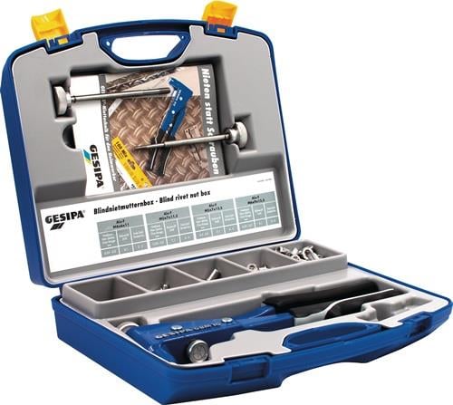 GESIPA Blindnietmutternsortimentbox 156 teilig - 1435455