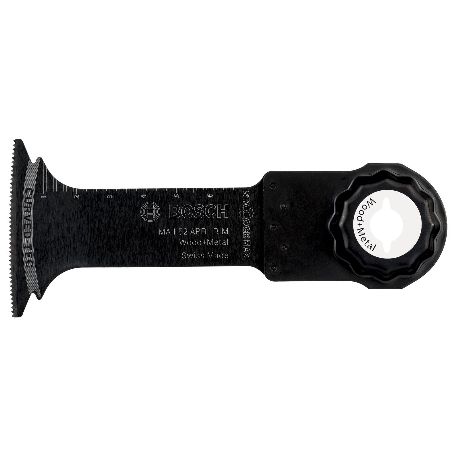 Bosch 10x BIM Tauchsägeblatt Starlock MAII 52 APB Wood and Metal 70 x 52 mm - 2608664498