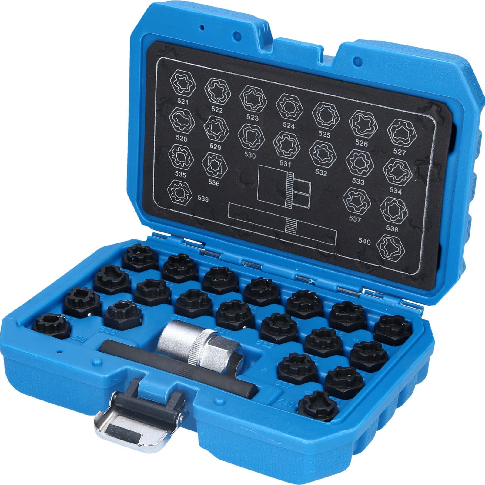 BRILLIANT TOOLS Felgenschloss-Sortiment für VW 22tlg. - BT691390