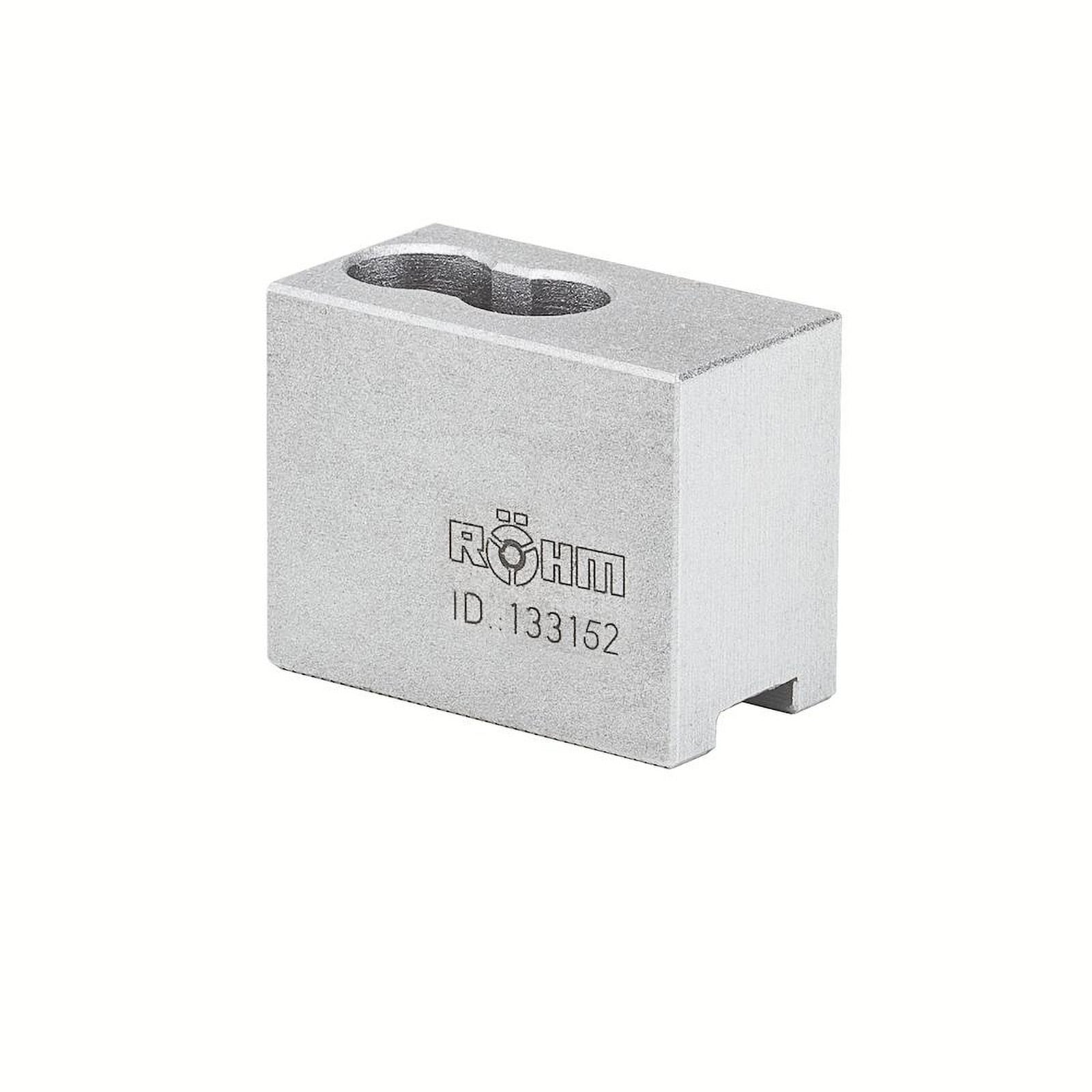 Röhm Aufsatzbacken Größe 200/250, 3-Backen-Satz, härtbar Spitzverzahnung 90° - 133153