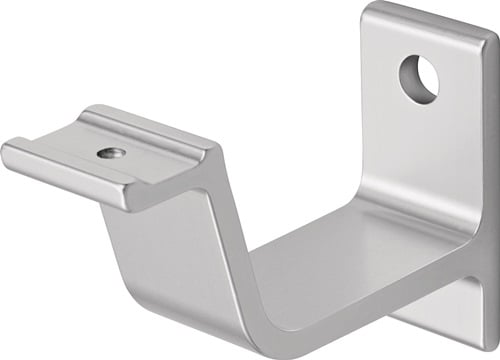 hermeta Handlaufträger 3551 Alu.silberf.elox.ger.Auflage - 3551-01E