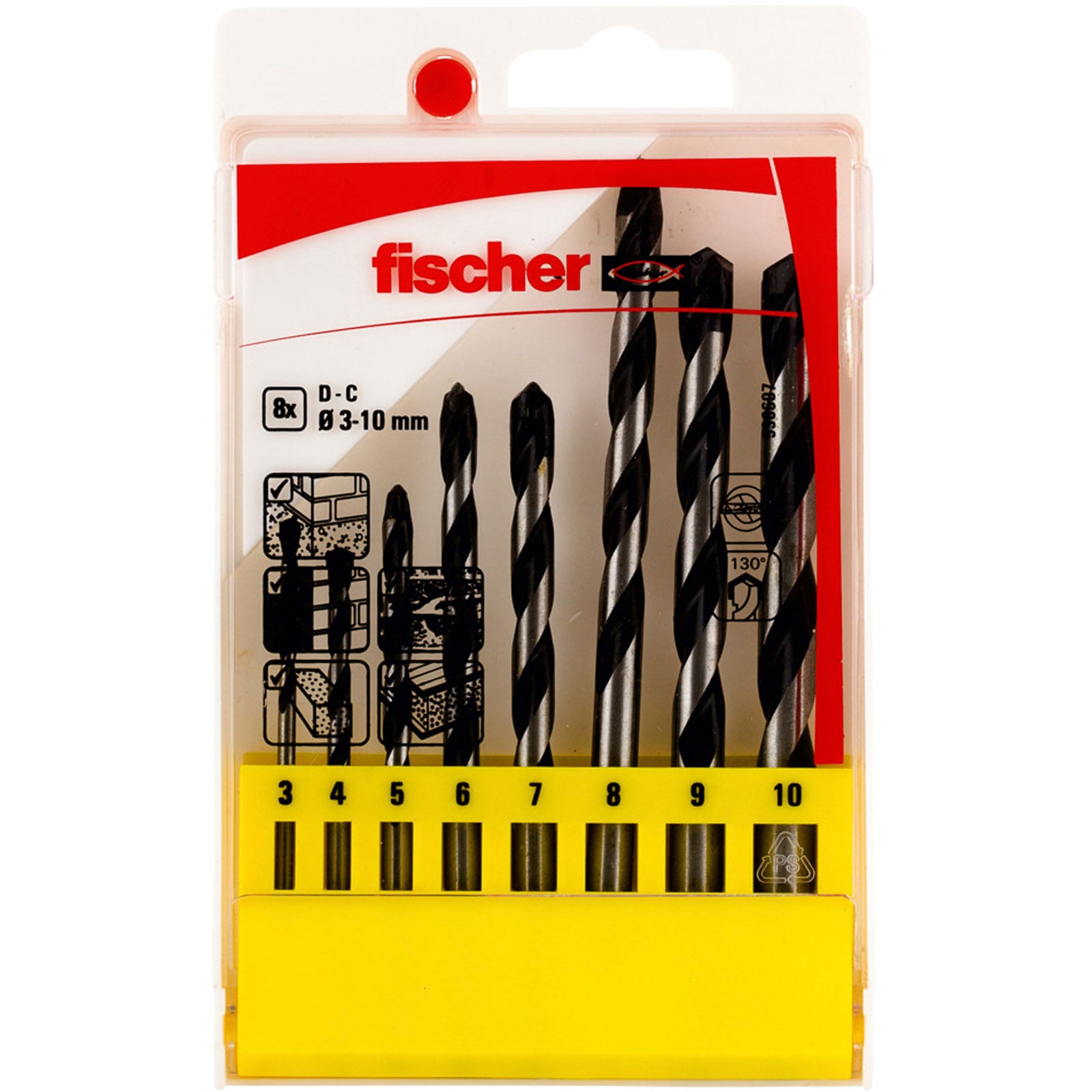 Fischer Betonbohrer-Sortiment CTS 8 - 536607