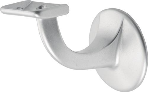 hermeta Handlaufträger 3503 Alu.silberf.elox.D.Wandplatte 56mm ger.Auflage - 3503-01E