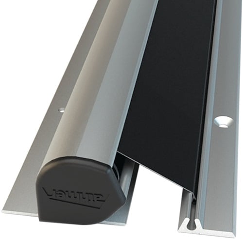 athmer Fingersch.Rollo NR-25 L.1925mm BG silberf.Rollo schwarz - 5-101-1925-2109