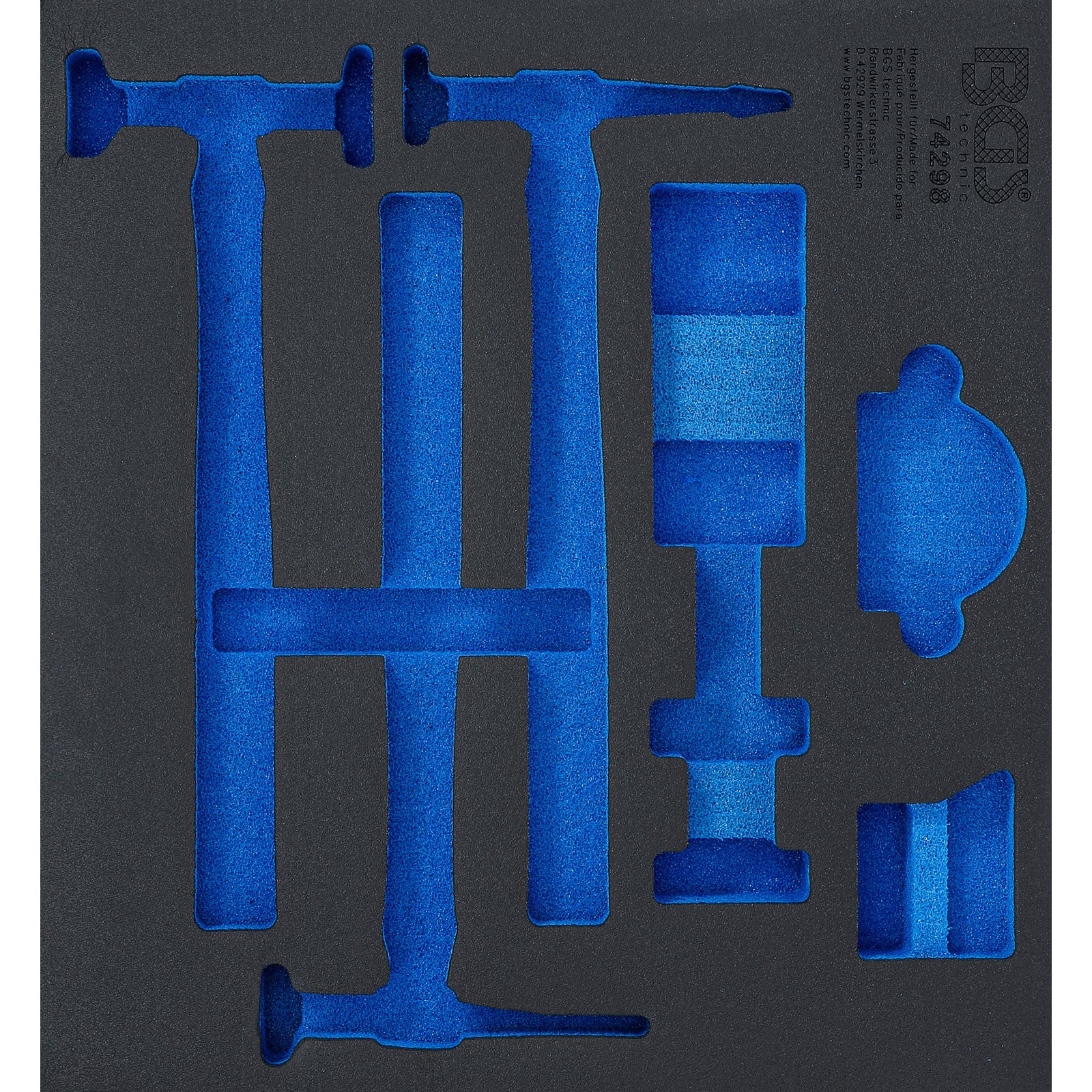 BGS Werkstattwageneinlage 2/3 leer für Art. 74298 - 74298-1