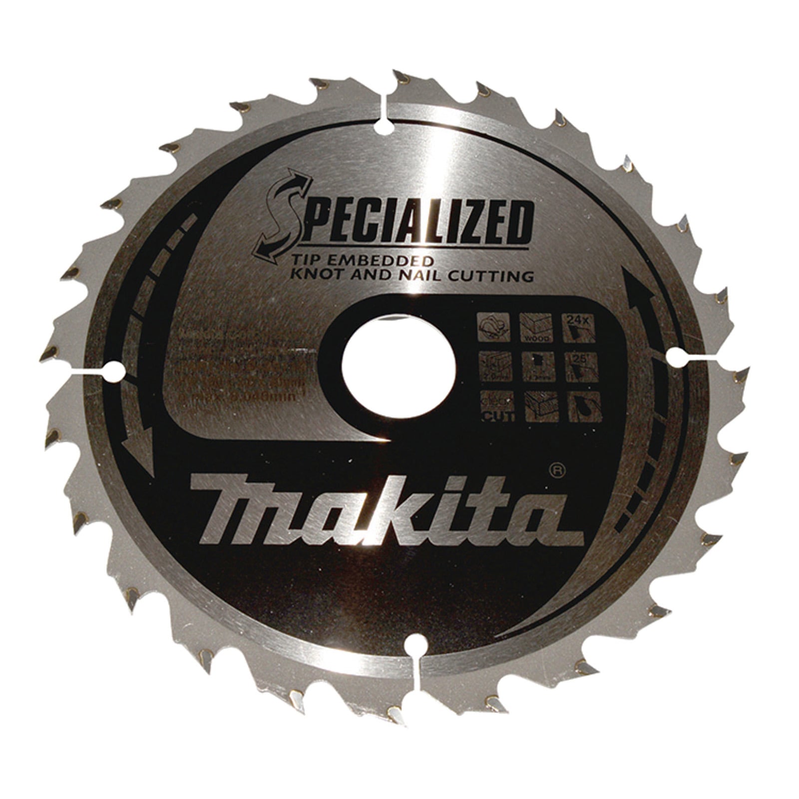 Makita SPECIALIZED Sägeblatt 190x30x24Z - B-33118