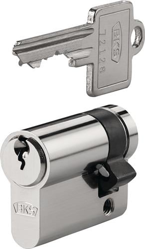 BKS Profilhalbzylinder 8900 31/10mm Anz.Schlüssel:3 versch.-schl - B 8900 0101