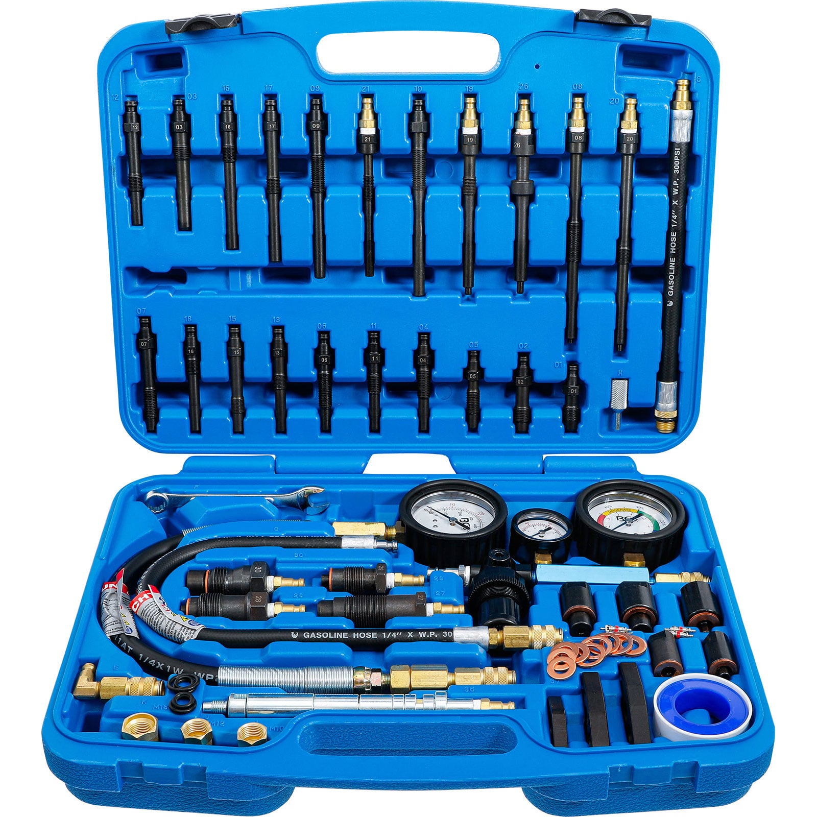 BGS Kompressions- und Druckverlust-Test-Satz für Benzin- und Dieselmotoren - 8401