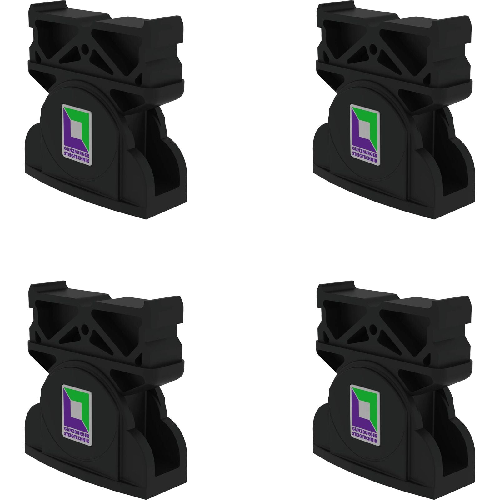 Günzburger Steigtechnik 4x nivello-Innenschuh Baujahr 2005 - 2018 85 x 25 mm - 019203