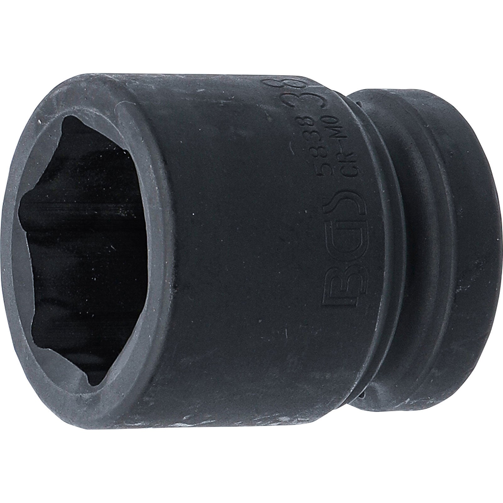 BGS Kraft-Steckschlüssel-Einsatz Sechskant Antrieb Innenvierkant 25 mm (1") SW 38 mm - 5838