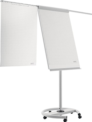 MAGNETOPLAN Flipchart Schreibfläche B680xH1065mm creme/lichtgrau fahrbar - 12 270 F13