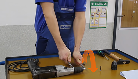 Ohne Spindelstopp – Schritt 5