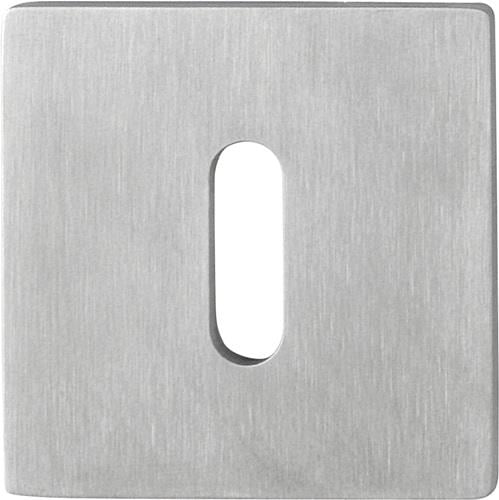 HOPPE Schlüsselrosetten-Paar E848NS VA F69 Schildst.2mm OB quad - 3758052