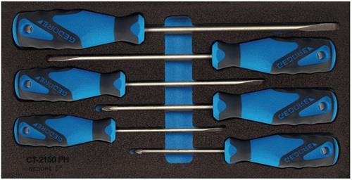 Gedore Werkzeugmodul 1500 CT1-2150 PZ 6-teilig 1/3-Modul - 2309149