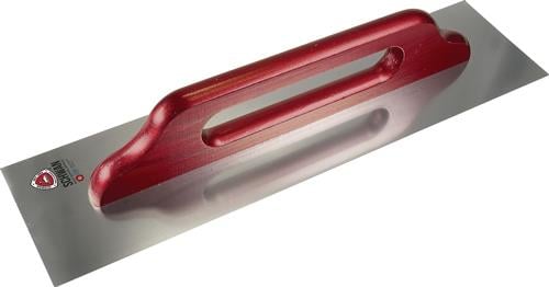 Schweizer Glättekelle L.500mm Holzgr.rostfreies Bl.gehärterer STA S.0,7mm SCHWAN