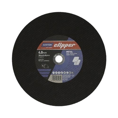 Trennscheibe D350x4,0mm Typ 41 Metall Bohr.25,4mm NORTON CLIPPER